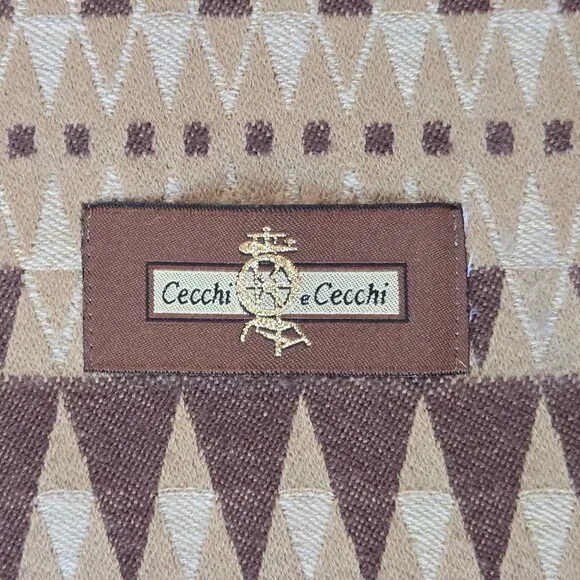 Cecchi e Cecchi Luxury Wool Wrap Scarf Southwest Aztec - Picture 7 of 16